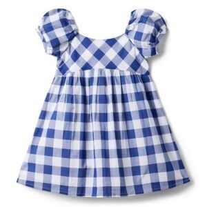 Janie and Jack girls gingham ‘perfect picnic’ dress size 18-24m. NWT!